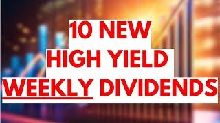 These 10 New Dividend ETFs Will Pay WEEKLY