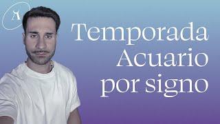 Temporada Acuario y Plutonazos por signos 2025 ️