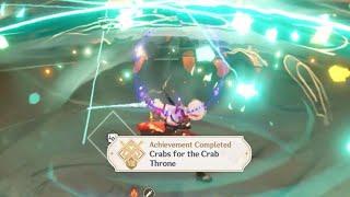 Genshin Impact Challengger Series VIII Achievement Crabs for the Crab Throne