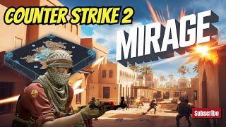 Improveing skills in COUNTER STRIKE 2! MIRAGE (Map) Gameplay!!! (No commentary)