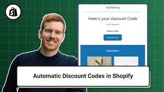 How to send an email with a discount code to new subscribers - Shopify tutorial