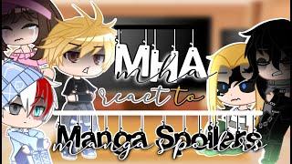 MHA react to manga spoilers || • Lxnar Ský • || Part 2/2