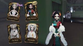 Identity V | All Geisha’s Golden Costumes Gameplay! + Limited Pet & Accessory
