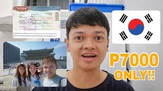 HOW I GOT MY KOREAN VISA WITH P7000 ONLY! (2023)