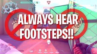 DO this and LISTEN EVERY FOOTSTEPS!! in valorant