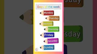 days of the week song | sunday monday song #staylittlechannel #nurseryrhymes