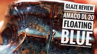 Glaze review AMACO DL-20 floating blue. (better than mine)