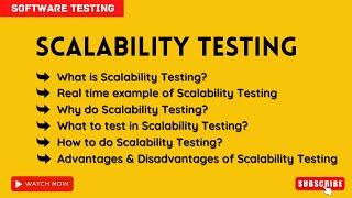 QA manual testing tutorial for beginner | scalability testing in software testing