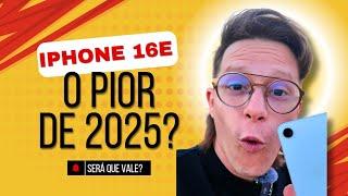 IPHONE 16e - COMPREI O PIOR CELULAR DE 2025? UNBOXING E JÁ COMPAREI COM O GALAXY S25+! VALE R$4000?