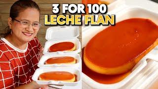 3 FOR 100 PHP NA LECHE FLAN! PWEDE KAYA? | Precy Meteor