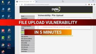 Learn File Upload Vulnerability Basics In 5 Minutes! (for beginners)
