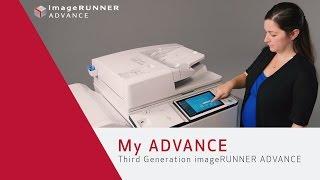 Advanced Personalization with My ADVANCE - Third Generation imageRUNNER ADVANCE