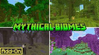 MORE BIOMES ADDON For Minecraft Bedrock 1.21!