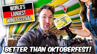 WORLD’S LARGEST Wine Festival In Germany - Better Than Oktoberfest?? 