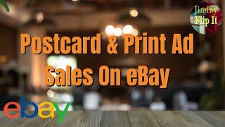 Ebay Sales - Old Advertisements And Postcards