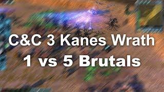 C&C 3 Kanes Wrath 1 vs 5 Brutals