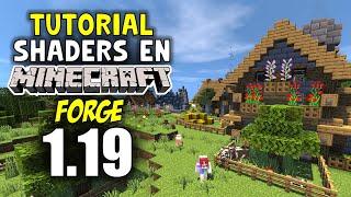 instalar shaders en Minecraft Forge 1.19 con Optifine, Muy Facil y Rapido.