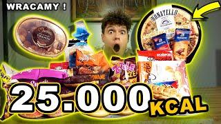 CZŁOWIEK VS 25.000 KCAL ! POWRÓT CHALLENGE PO PRZERWIE !