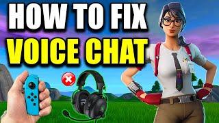 How To Fix Fortnite Voice Chat Not Working On Nintendo Switch - 2024