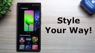 The many ways to style your way! (Featuring Samsung Customizations)