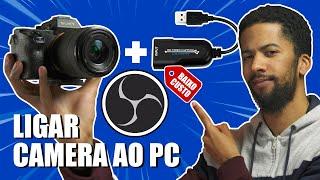 Como Conectar Câmera ao PC/OBS Studio com Placa de Captura de Vídeo | FÁCIL E BARATO!