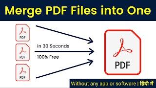 How to merge PDF files into one single file online for free