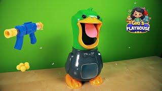 Hungry Duck Game | Fun Day Toy Videos for Kids | Watch Us Play!