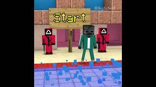 When Hacker Plays Squid Game Swimming |  Minecraft Animations