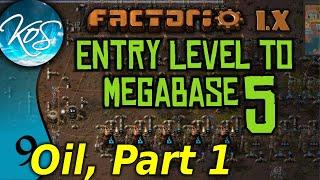 Factorio 1.X Entry Level to Megabase 5 - 9 - OIL PART 1 - Guide, Tutorial
