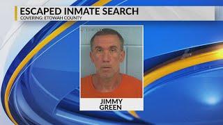 Escaped inmate recaptured in Etowah County