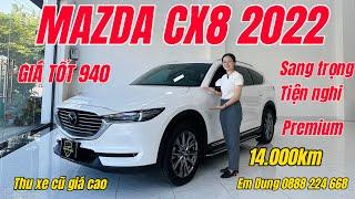 Mazda Cx8 2022 Premium xe 7 chỗ giá tốt tiện nghi|Thu mua ô tô cũ Tphcm