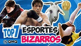 ESPORTES mais BIZARROS do mundo | Top 7 | QMQ S03E52