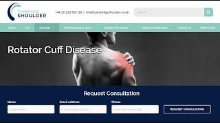 Cambridge Shoulder Website: Rotator Cuff Section