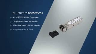 BlueOptics© BO05F856S5 - SFP Optical Transceiver SFP 1/2/4G Fibre Channel, 850nm, 550M