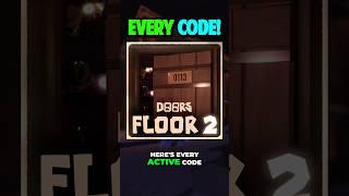 EVERY ACTIVE CODE In DOORS!