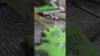 Fireman's axe restoration Part 5 #tools #rustyrestoration #diycrafts #diy #restoration #handmade