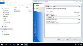 Merge Outlook PST Files