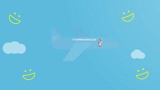 *Airplane Animation - CSS Animation - Animate JS - HTML - CSS