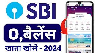 state bank of india account opening online 2024 - sbi zero balance account opening online