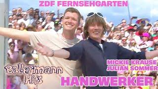 Mickie Krause, Julian Sommer - Handwerker (ZDF Fernsehgarten - Mallorca Edition, 14.07.2024)