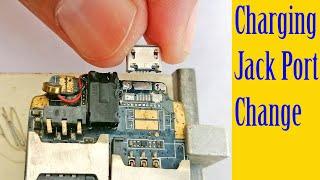 How to change replace china keypad mobile phone charging port jack base Tutorial#24