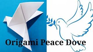 Origami Dove (Learn How to Make Origami Pigeon With Paper: Simple Origami)