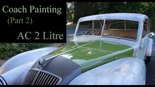 Coach painting my AC 2 Litre (Part 2).