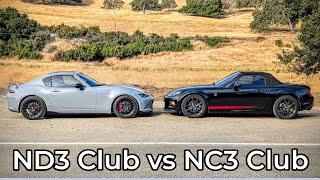 2013 Mazda Miata (NC3) vs 2024 Mazda Miata (ND3) - Head to Head Review!