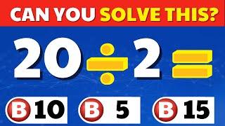 Guess the Math: 40 Fun and Exciting Calculations | Can You Solve Them All? | QuizEarth