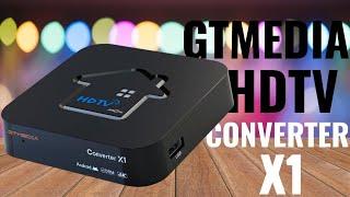 GTMedia HDTV Converter X1 setup: DVR with 4K, HDR, Android 11 Streaming Box!