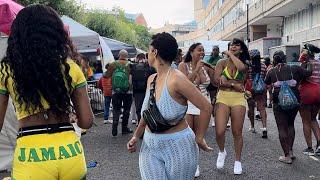 Notting Hill Carnival, London uk  full walking tour, 2024 