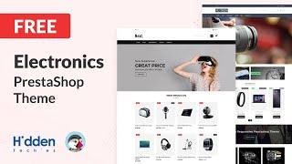 Top 7 Responsive 𝐅𝐑𝐄𝐄 Electronics PrestaShop Themes For Your Store | HiddenTechies