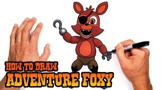 How to Draw Adventure Foxy | FNAF World