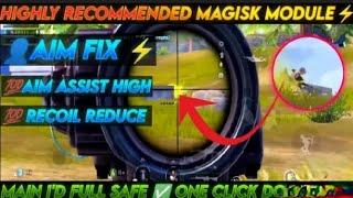 highly recommended Magisk module gamingl|recoil reducel|Aimfix| lag fix magisk modulell #bgmi